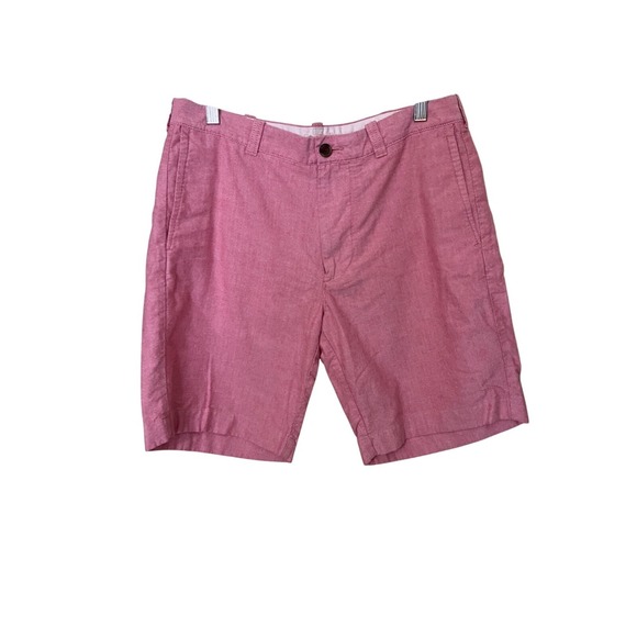 J. Crew Other - J. Crew Mens Pink Cotton Chino Shorts Sz 33 Beach‎ Vacation resort